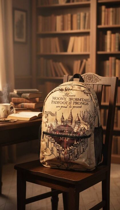 Harry Potter Handbags - Harry Potter Maurauder map backpack